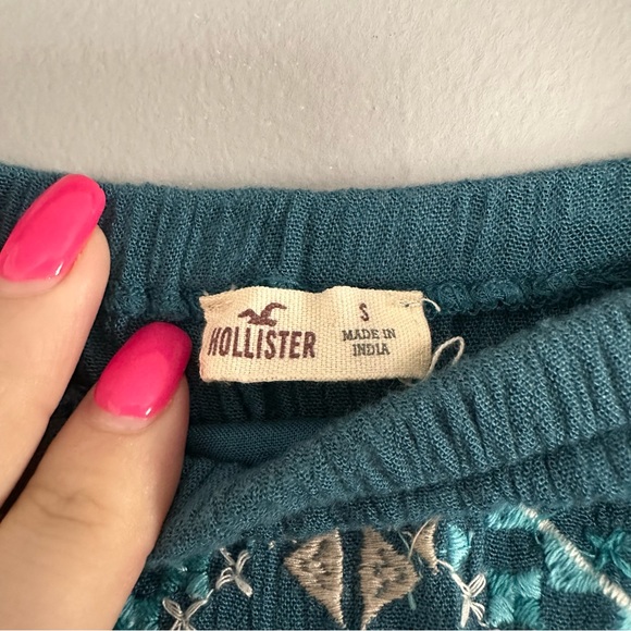 Green Strapless Hollister Romper - Picture 3 of 4